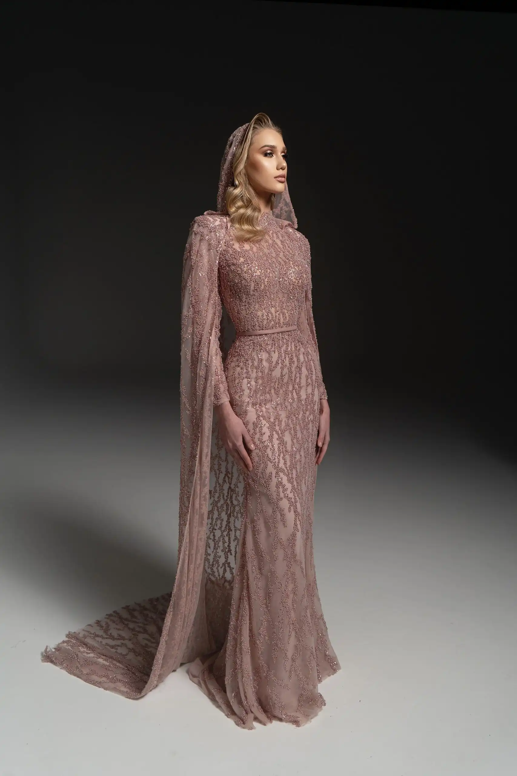 Pink Pearl Mermaid Dress