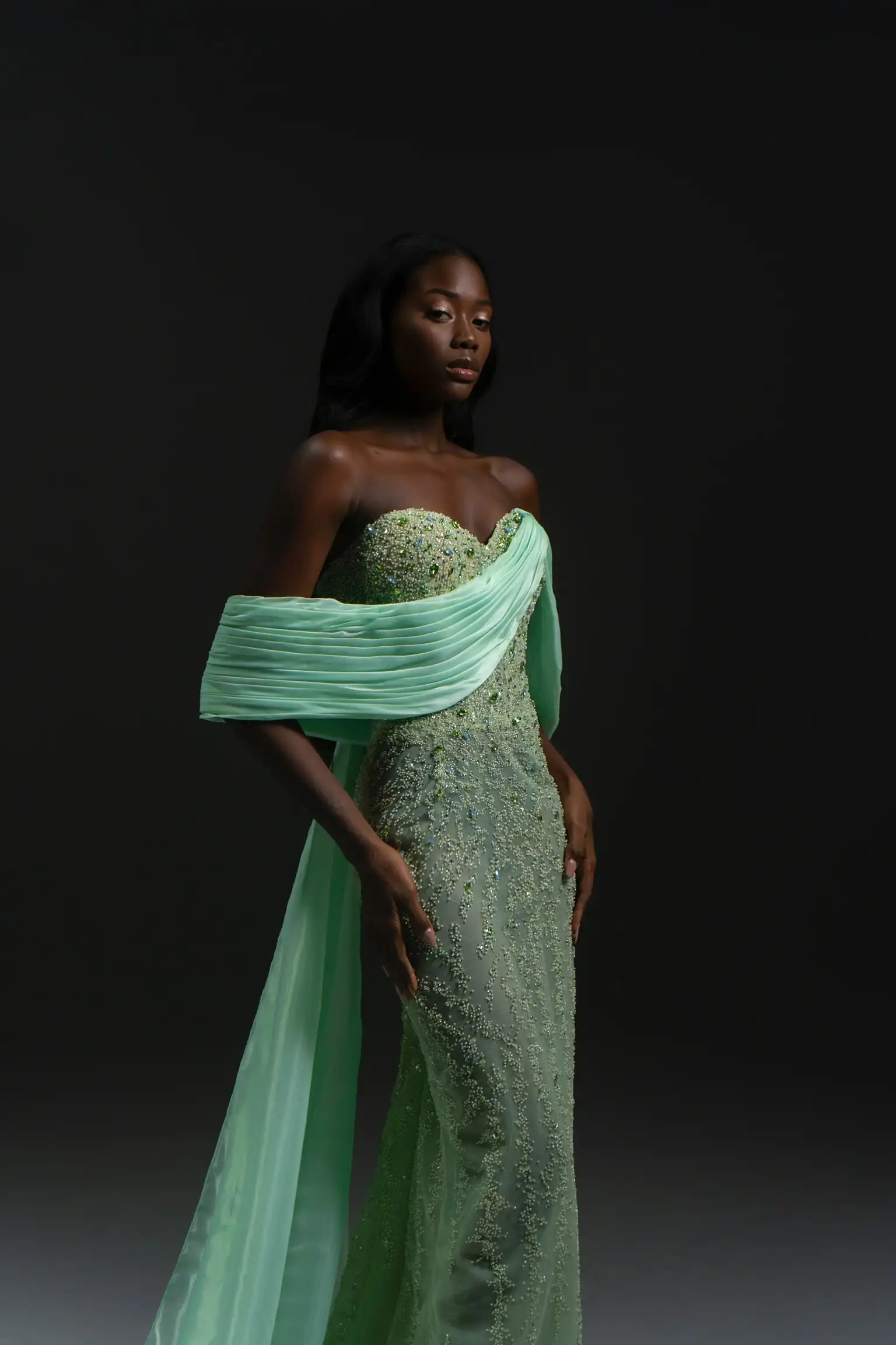 Mint Green Mermaid Dress