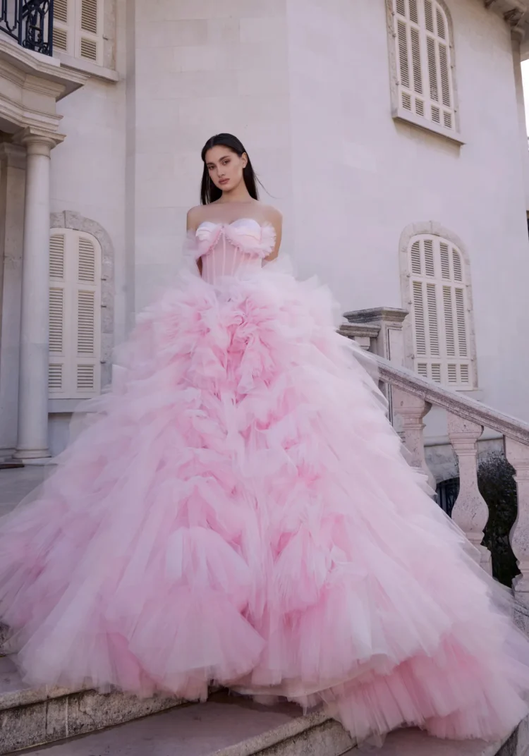 Cotton Candy Tulle Gown